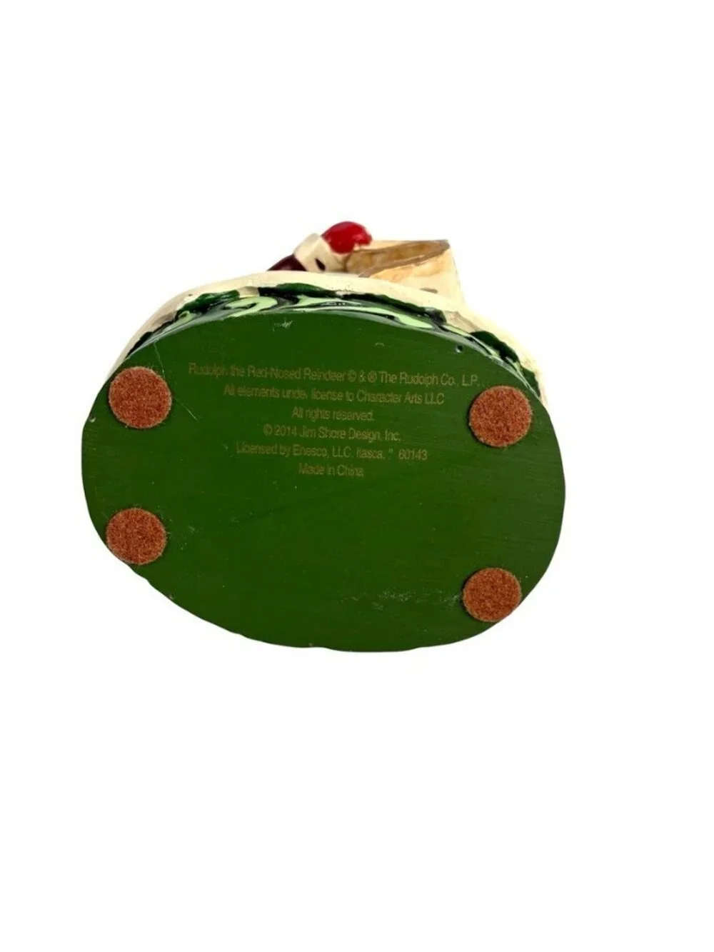 Jim Shore Enesco Rudolph Traditions Handcrafted Folk Art Style Santa's List 2014